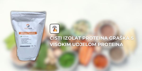 Čisti izolat proteina graška